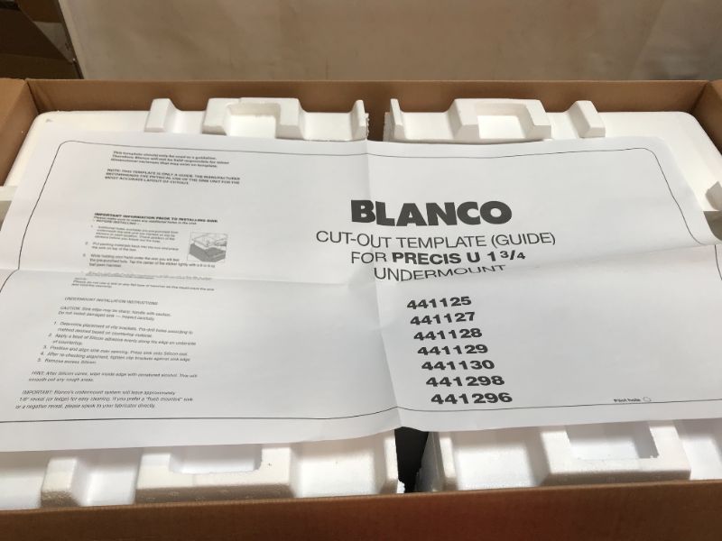 Photo 4 of BLANCO PRECIS 1.75 Undermount -Truffle