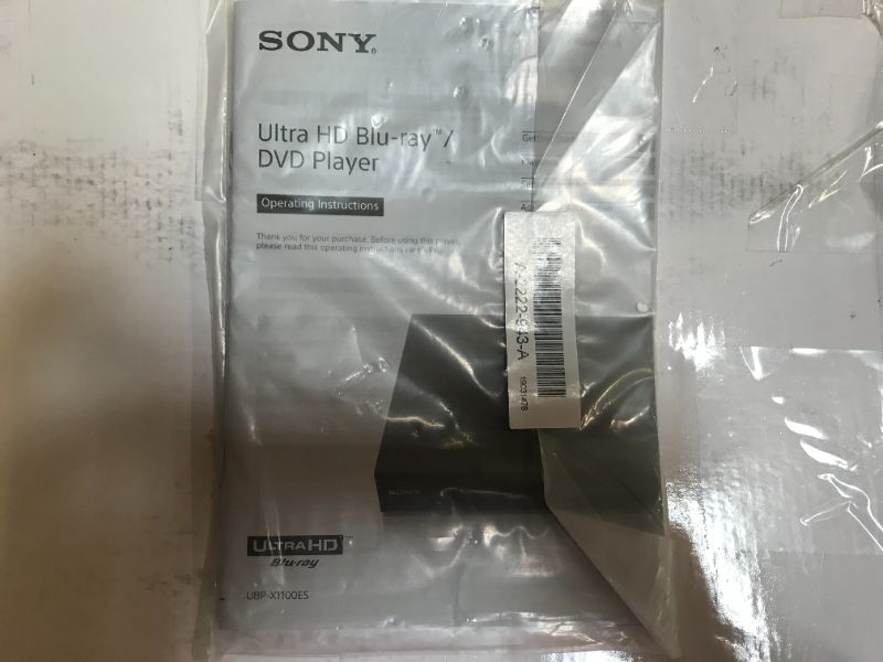 Photo 4 of SONY ULTRA BLUE RAY UBP-X800