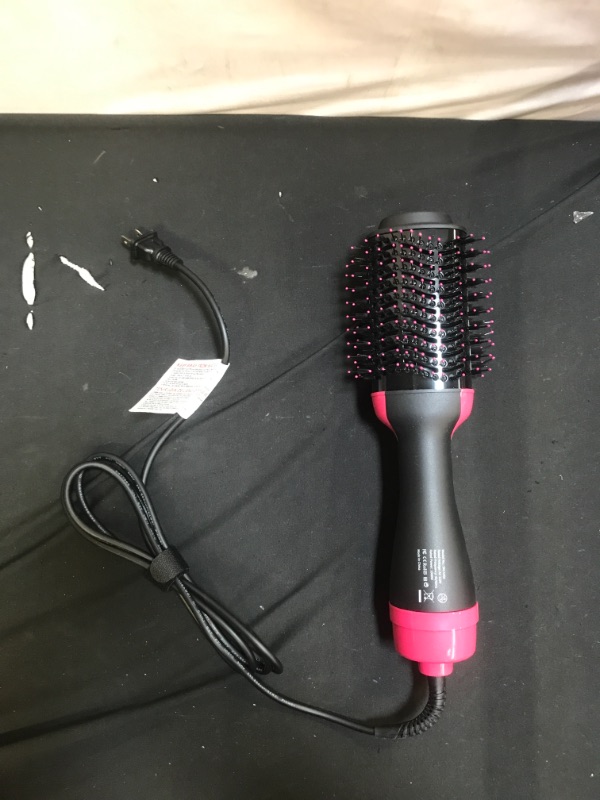 Photo 2 of REVLON One-Step Hair Dryer And Volumizer Hot Air Brush, Black