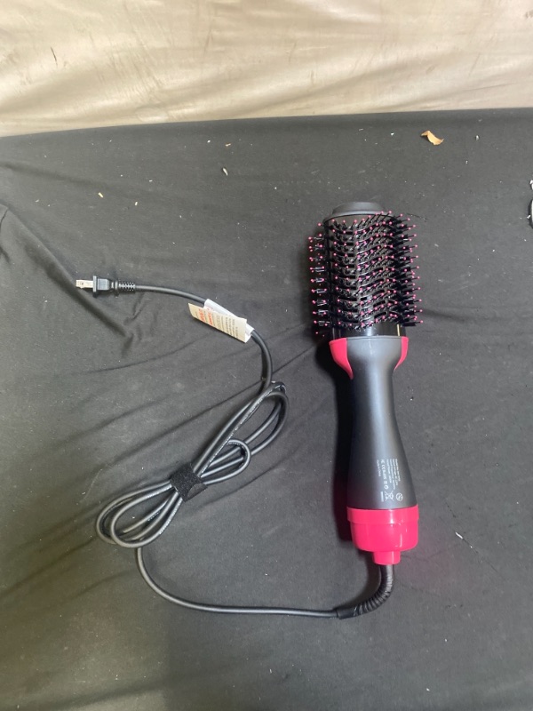 Photo 2 of REVLON One-Step Hair Dryer And Volumizer Hot Air Brush, Black, Packaging May Vary
