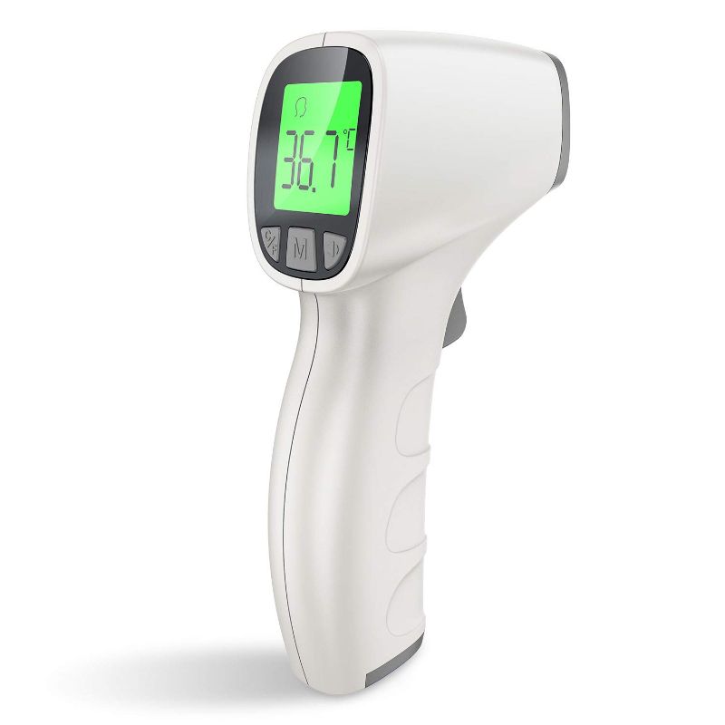 Photo 1 of [ U.S Stock ] Infrared Thermometer for Adults, Non-Contact Forehead Thermometer forAdults and Kids (Gray)
