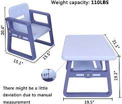 Photo 1 of JOYMOR Multipurpose Kids Table and Chair Set, Certified Safe and Easy-Clean Furniture Set