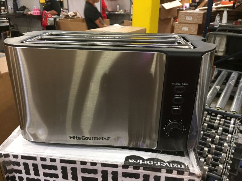 Photo 3 of Elite Ect-3100 4-Slice Long Toaster