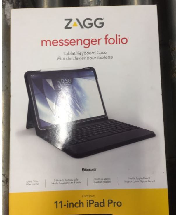 Photo 1 of Zagg Ifrogz Bluetooth Messenger Folio Pro Keyboard And Cover CaseFor 11inch  BOX POSSIBLY OPENED