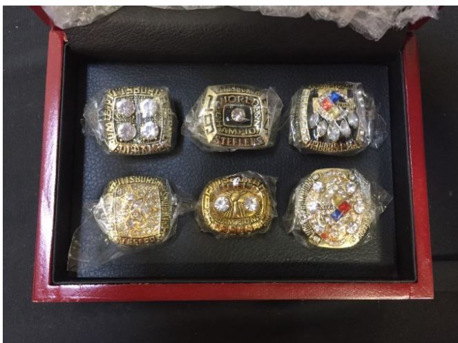 Photo 1 of 6 champion rings with ring case