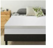 Photo 1 of Best Price Mattress Bpm-mft-4f 4 Inch Memory Foam Topper Polyester Mesh Full
