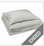 Photo 1 of Amazon Basics Comforter Set Twin / Twin XL Light Grey Microfiber Ultra-Soft 
