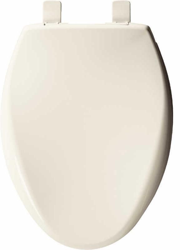 Photo 2 of Affinity Elongated Closed Front Toilet Seat in Biscuit