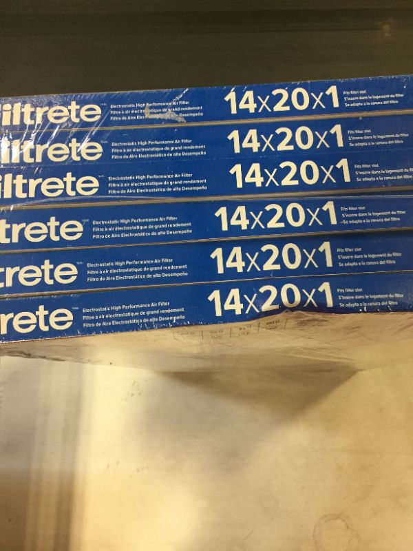 Photo 1 of 3M UA05DC-6 14x20x1 Filtrete Ultimate Allergen Filter (1-Pack)
