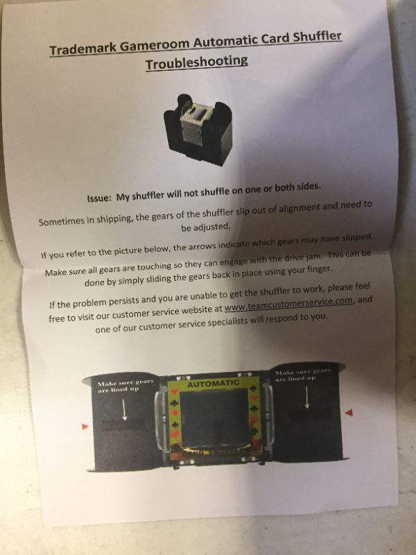 Photo 1 of automatic card shuffler 