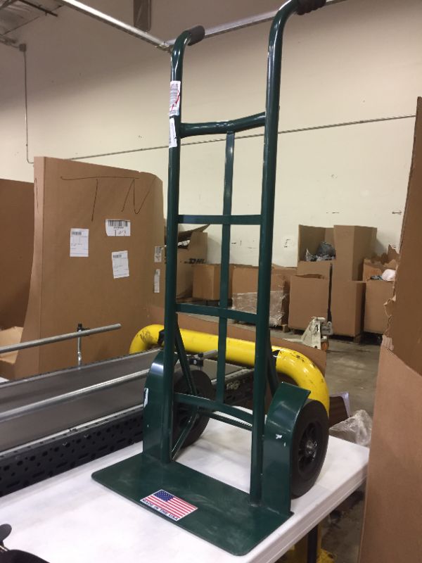 Photo 2 of "Harper Trucks 800 lb Capacity Steel Dual Handle Heavy-Duty Hand Truck with 10"" Flat-Free Solid Rubber Wheels" (H51T86)
