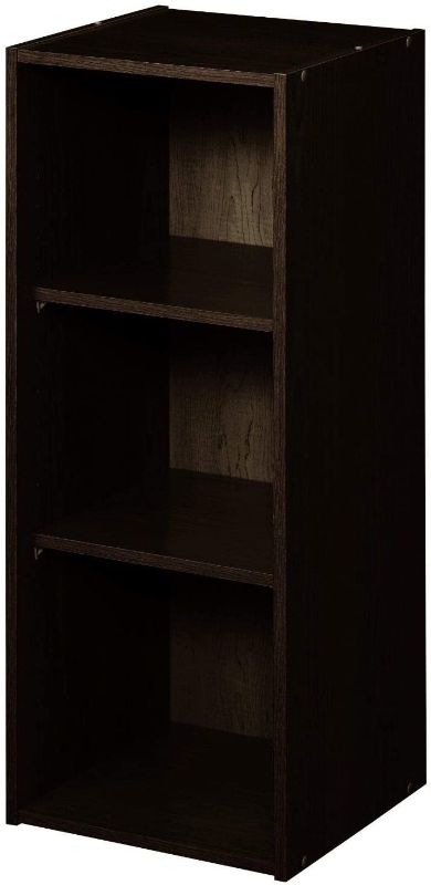 Photo 1 of ClosetMaid 8985 Stackable 3-Shelf Organizer, Espresso & 8995 Stackable 24-Inch Wide Horizontal Organizer, Espresso
