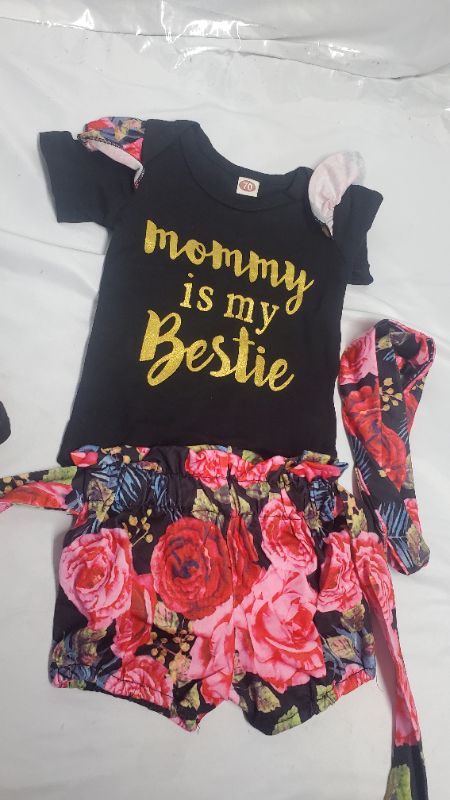 Photo 1 of MOMMY IS MY BESTIE BABY GIRL OUTFIT 3-6MOS
