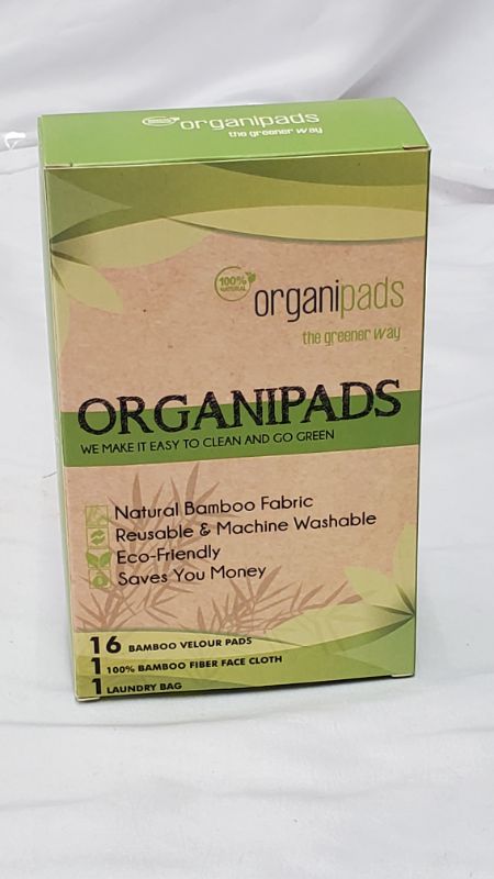 Photo 1 of 16CT ORGANIPADS BAMBOO VELOUR 