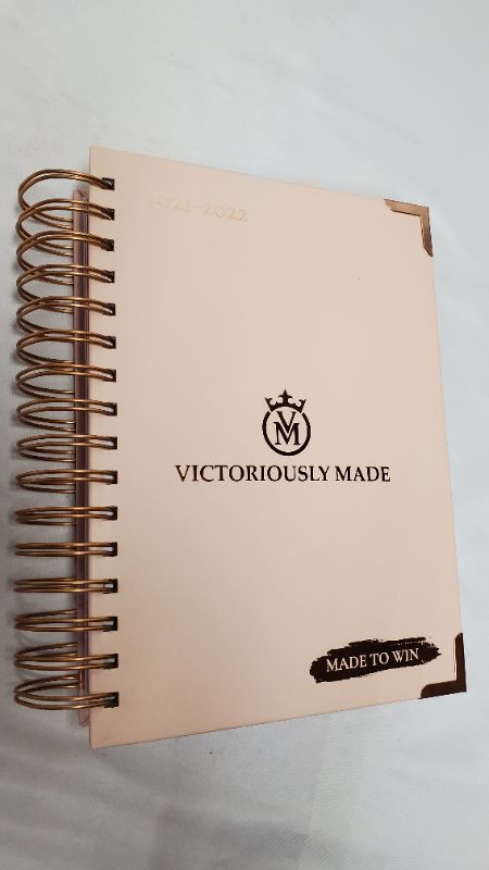 Photo 1 of 2021/2022 VICTORIOUSLY MADE PLANNER GOOD UNTIL DECEMBER 2022