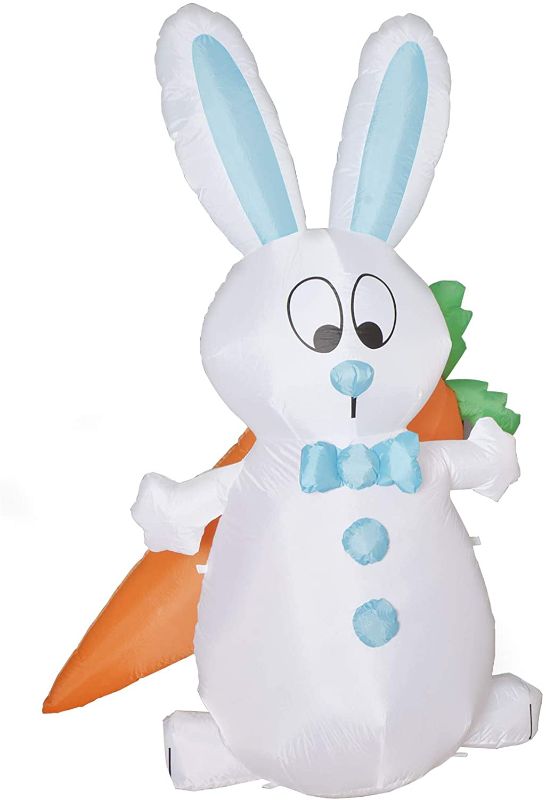 Photo 1 of 6FT WHITE INFLATABLE BUNNY