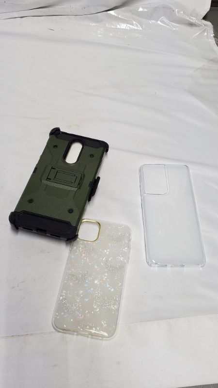 Photo 1 of 3PK MISCELLANEOUS PHONE CASES 