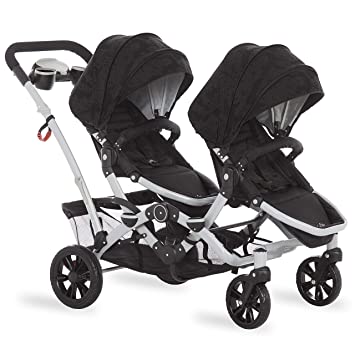 Photo 1 of Dream On Me Track Tandem Stroller- Face to Face Edition, Black
