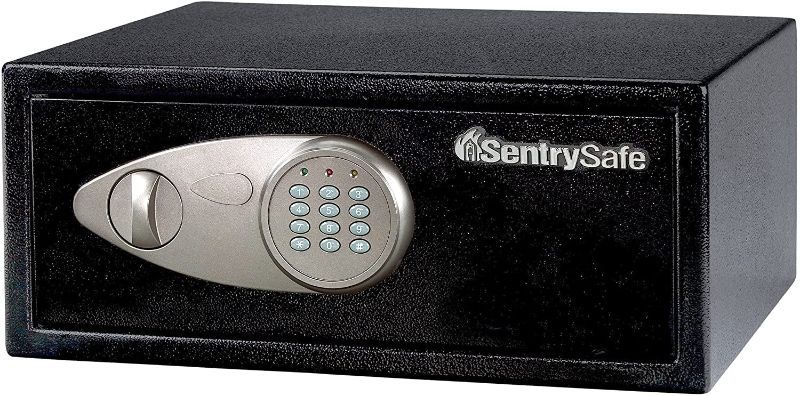 Photo 1 of SentrySafe Security Safe, Medium-Wide Digital Lock Safe, 0.7 Cubic Feet, X075
