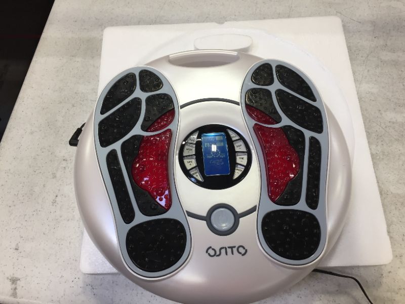 Photo 2 of OSITO Circulation System & Nerve Muscle Stimulator - Improves Foot Circulation and Neuropathy, Relieves Feet Legs Pains, Relaxes and Massages Body with TENS Unit & EMS, Clinical-Proven Effective
