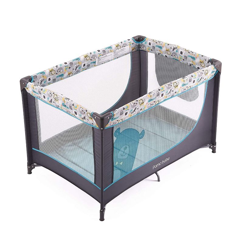 Photo 3 of Pamo Babe Deluxe Nursery Center ,Portable Playard with Comfortable Mattress,Changing Table and Toys