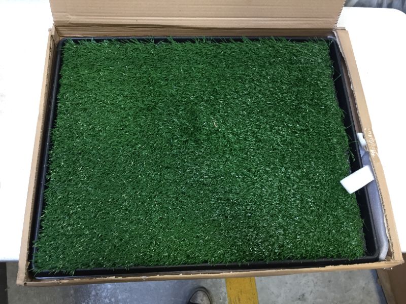 Photo 2 of  Grass Puppy Pad Collection - for Dogs and Small Pets – Portable Training Pad with Tray – Dog Housebreaking Supplies