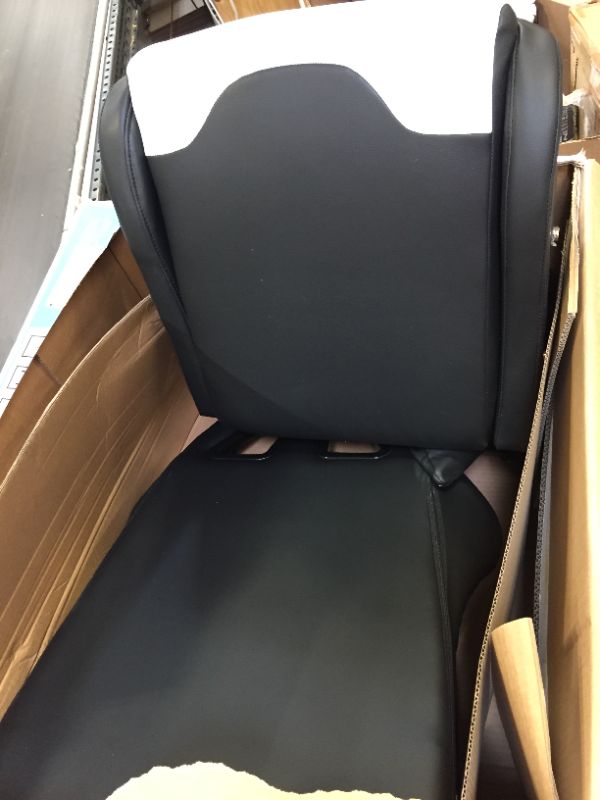 Photo 4 of Serta Smart Layers Arlington Air Bonded Leather High-Back Executive Chair, Black/Silver