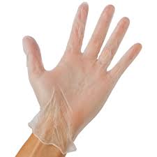 Photo 1 of 1 Size Fits Most GMPC Disposable Vinyl Gloves (100-Count)
