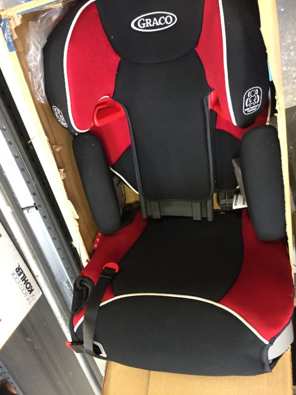 Photo 2 of car seat for kids color black and red 