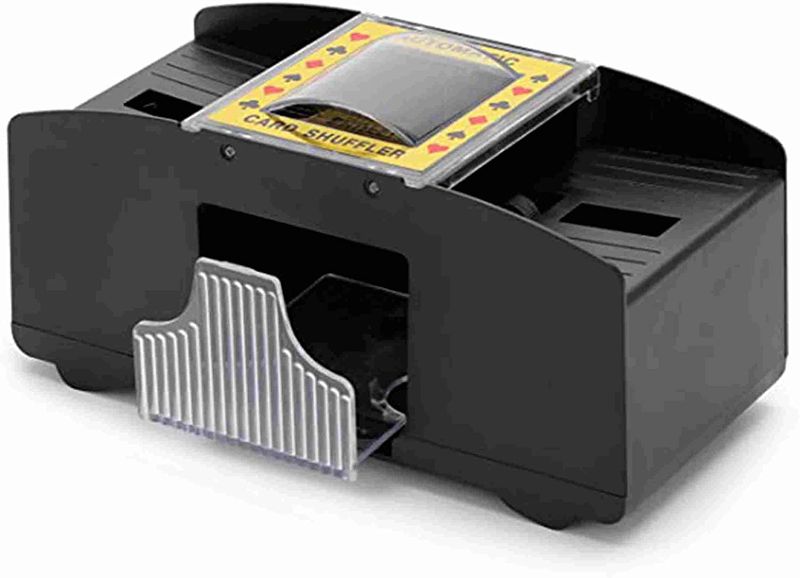 Photo 1 of Automatic Card Shuffler, Card Shuffler (2-Deck) for Blackjack, Adult Elderly Electric Automatic 2-Deck Labor-Saving Card Shuffler Tool Accessory
