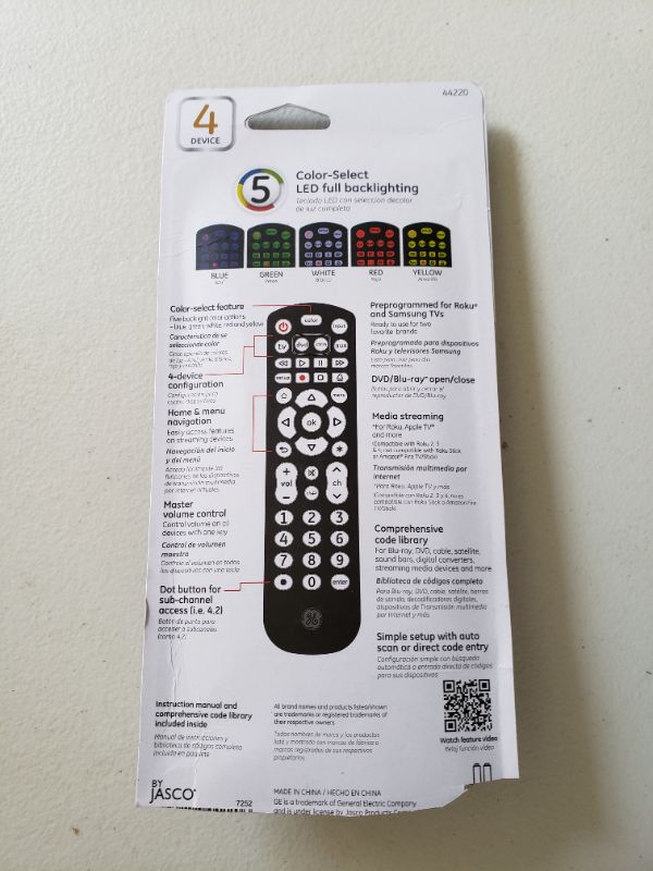 Photo 2 of GE Ultra Pro Universal Remote