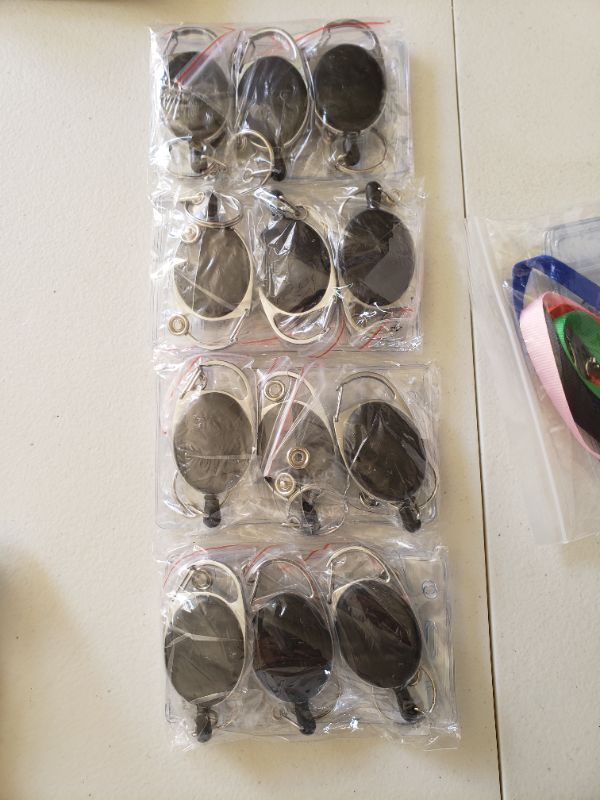 Photo 1 of Various ID Badge Holders & Key Chains & Lanyards.