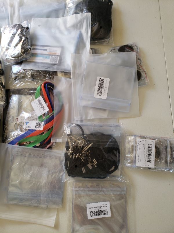 Photo 1 of Various ID Badge Holders & Key Chains & Lanyards.