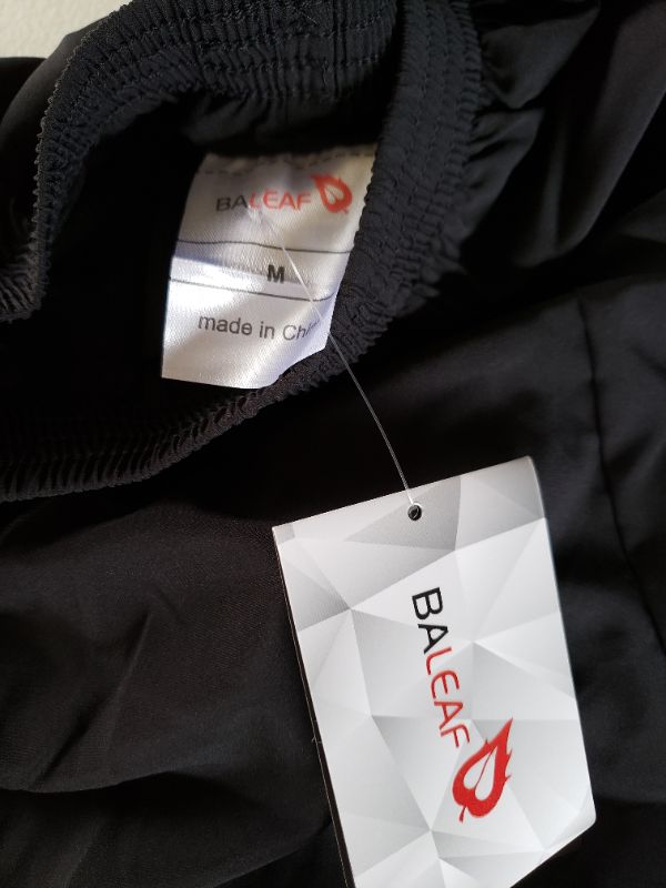 Photo 1 of BALEAF Men's Quick Dry Lightweight Pace Running Shorts, Black, Size M.