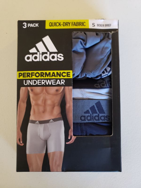 Photo 1 of adidas Men's Stretch Cotton Boxer Brief Underwear (3-Pack)
