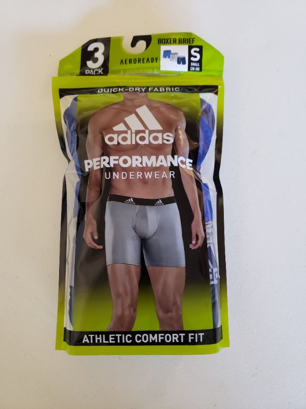 Photo 3 of adidas Mens 3 Pack Boxer Briefs