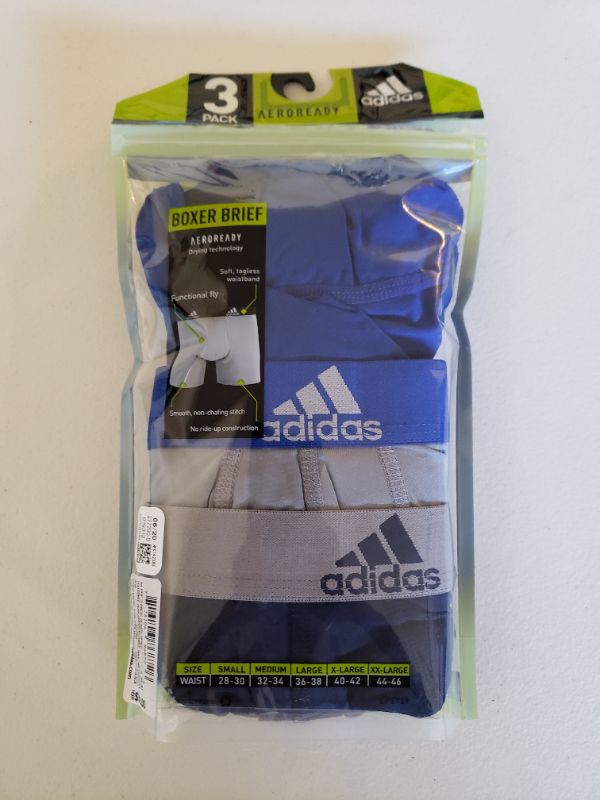 Photo 2 of adidas Mens 3 Pack Boxer Briefs