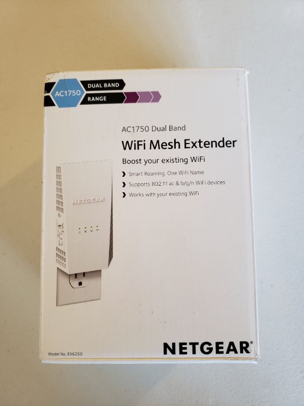 Photo 2 of NETGEAR AC1750 Dual-band WiFi Range Extender, EX6250