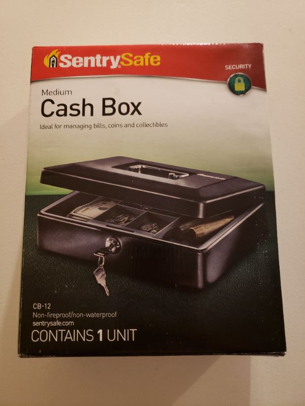 Photo 2 of Sentry Safe Cb12enghro Cash Box, Steel