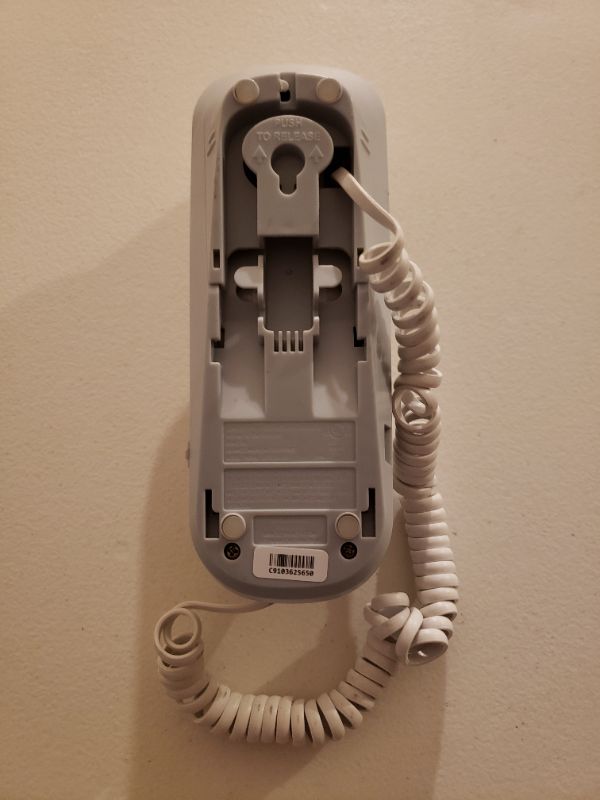 Photo 3 of AT&T Corded Phone, White.