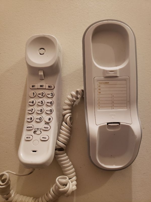 Photo 2 of AT&T Corded Phone, White.