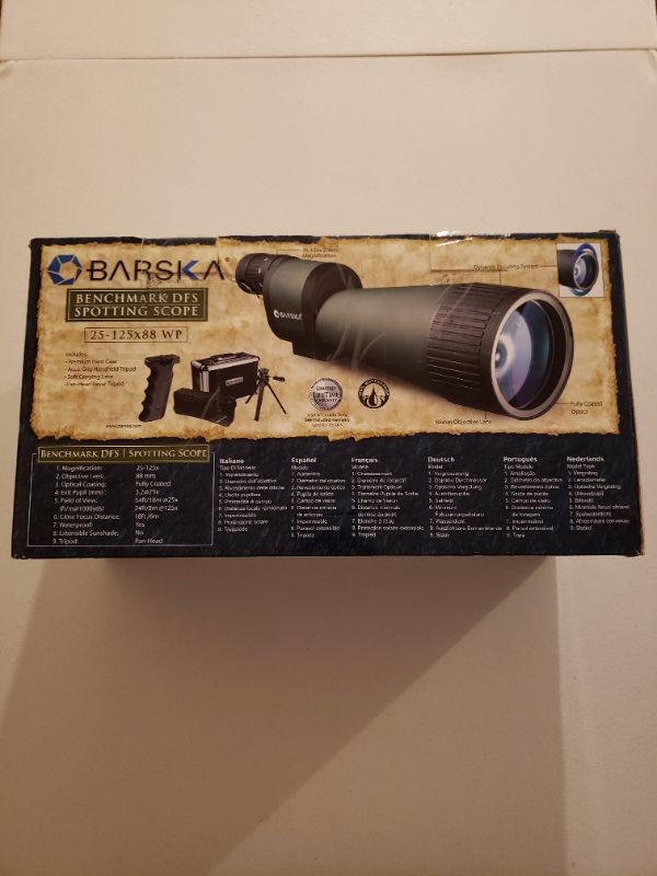 Photo 4 of Barska 25-125x88 Benchmark Spotting Scope