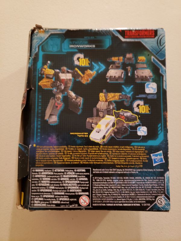 Photo 3 of 7" Transformers Toys Generations War for Cybertron: Earthrise Deluxe Wfc-E8 Ironworks Modulator Figure - Kids Ages 8 & Up, 5
