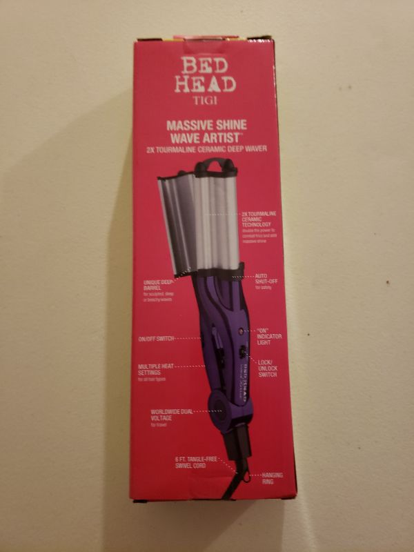 Photo 1 of Bed Head Wave Artist Ceramic Deep Hair Waver for Beachy Waves, Purple
