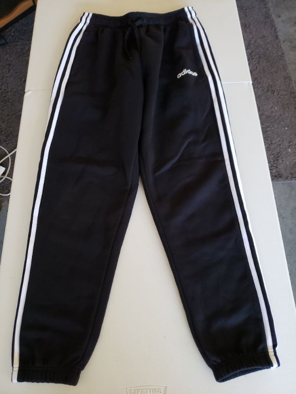 Photo 3 of Adidas Sweat Pants, Black & White, Size M. Pre-Worn Return Item.