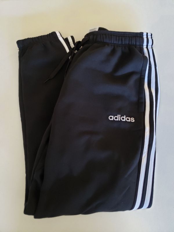 Photo 1 of Adidas Sweat Pants, Black & White, Size M. Pre-Worn Return Item.