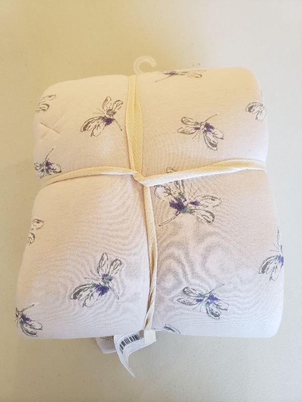 Photo 1 of Burt's Bees Baby - Reversible Quilt, Baby and Toddler Nursery Blanket, Organic Cotton Shell & Polyester Fill (Dragon Fly)
