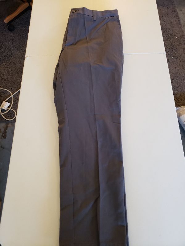 Photo 3 of Amazon Essentials Men's Grey Khaki Style Pant Size 38x30. Pre-Worn.