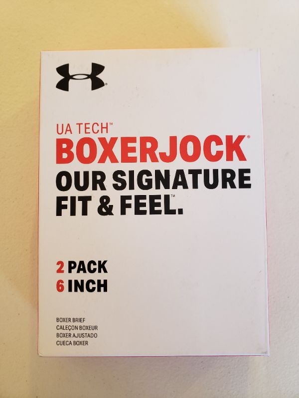 Photo 1 of Under Armor 2 Pack 6 Inch Underwear boxer Brief, Size MD 30-32