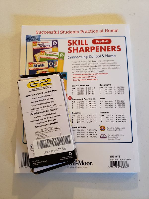 Photo 2 of Evan-Moor Daily Summer Activities, Grade 5-6 Paperback – Student Edition, January 1, 2018 & Pilot G2 Pens
